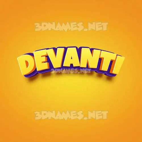 devanti in Orange Toon style - 3D name wallpaper devanti in Orange Toon style - 3D name wallpaper
