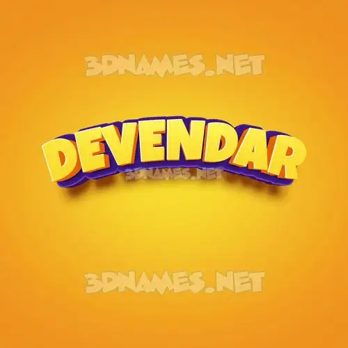devendar in Orange Toon style - 3D name wallpaper devendar in Orange Toon style - 3D name wallpaper