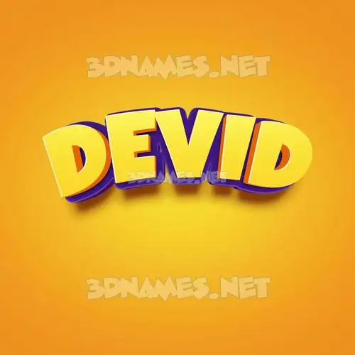 devid in Orange Toon style - 3D name wallpaper devid in Orange Toon style - 3D name wallpaper