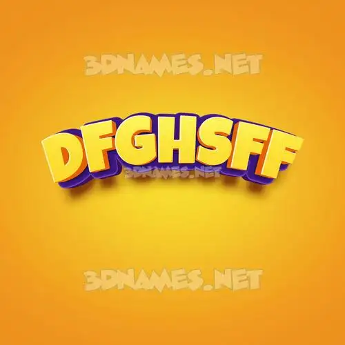 dfghsff in Orange Toon style - 3D name wallpaper dfghsff in Orange Toon style - 3D name wallpaper