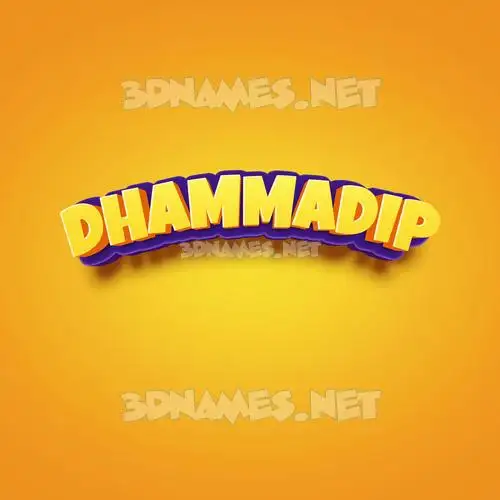 dhammadip in Orange Toon style - 3D name wallpaper dhammadip in Orange Toon style - 3D name wallpaper