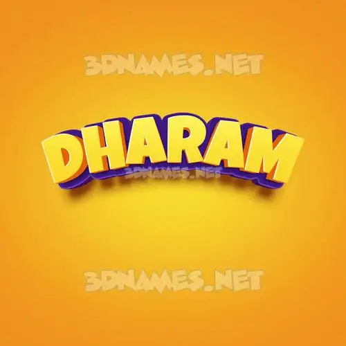 dharam in Orange Toon style - 3D name wallpaper dharam in Orange Toon style - 3D name wallpaper