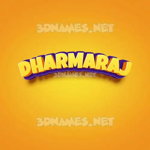 dharmaraj in Orange Toon style - 3D name wallpaper dharmaraj in Orange Toon style - 3D name wallpaper