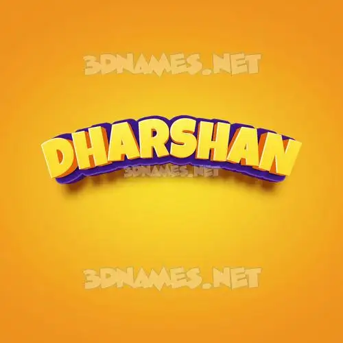 dharshan in Orange Toon style - 3D name wallpaper dharshan in Orange Toon style - 3D name wallpaper