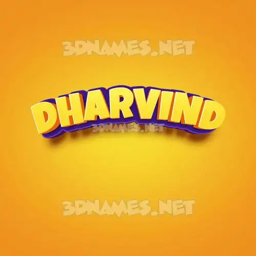 dharvind in Orange Toon style - 3D name wallpaper dharvind in Orange Toon style - 3D name wallpaper