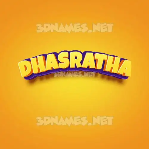 dhasratha in Orange Toon style - 3D name wallpaper dhasratha in Orange Toon style - 3D name wallpaper