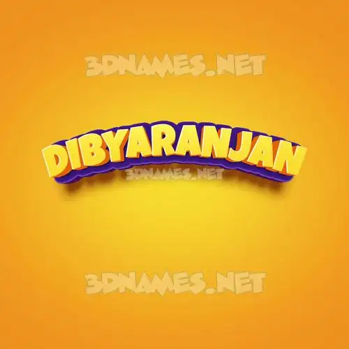dibyaranjan in Orange Toon style - 3D name wallpaper dibyaranjan in Orange Toon style - 3D name wallpaper