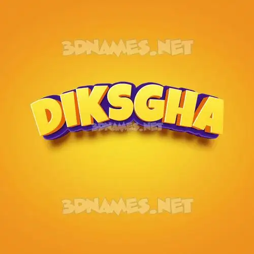 diksgha in Orange Toon style - 3D name wallpaper diksgha in Orange Toon style - 3D name wallpaper
