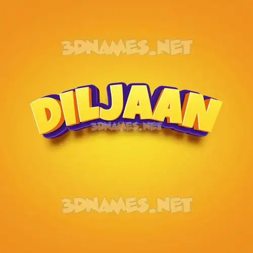 diljaan in Orange Toon style - 3D name wallpaper diljaan in Orange Toon style - 3D name wallpaper