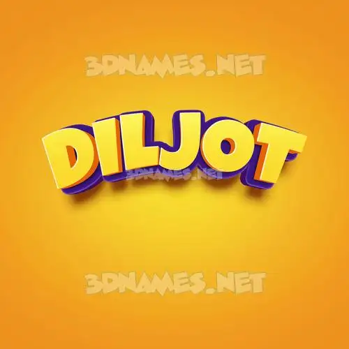 diljot in Orange Toon style - 3D name wallpaper diljot in Orange Toon style - 3D name wallpaper