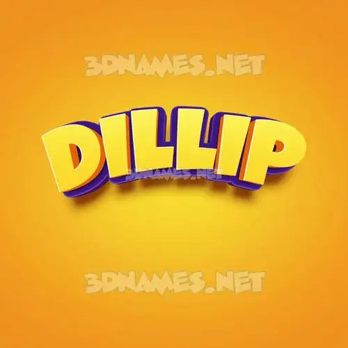 dillip in Orange Toon style - 3D name wallpaper dillip in Orange Toon style - 3D name wallpaper