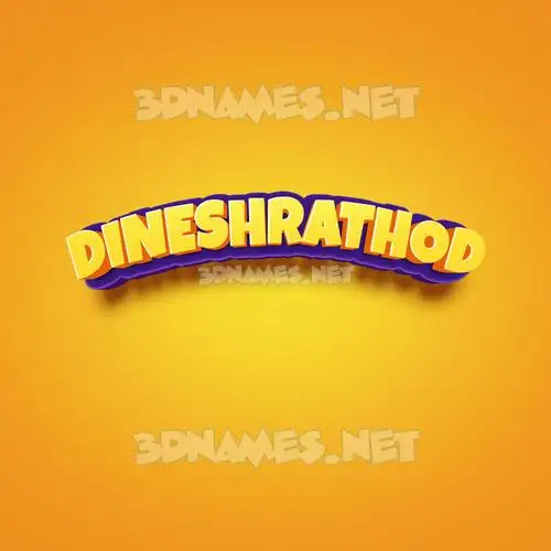 dineshrathod in Orange Toon style - 3D name wallpaper dineshrathod in Orange Toon style - 3D name wallpaper