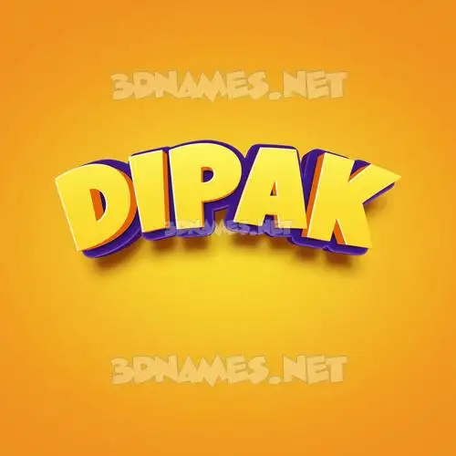 dipak in Orange Toon style - 3D name wallpaper dipak in Orange Toon style - 3D name wallpaper