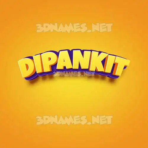 dipankit in Orange Toon style - 3D name wallpaper dipankit in Orange Toon style - 3D name wallpaper