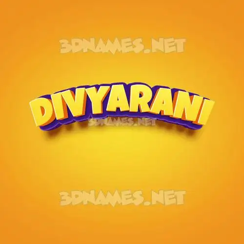 divyarani in Orange Toon style - 3D name wallpaper divyarani in Orange Toon style - 3D name wallpaper