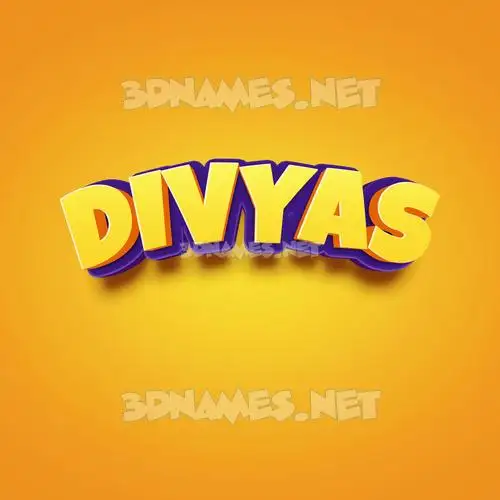 divyas in Orange Toon style - 3D name wallpaper divyas in Orange Toon style - 3D name wallpaper