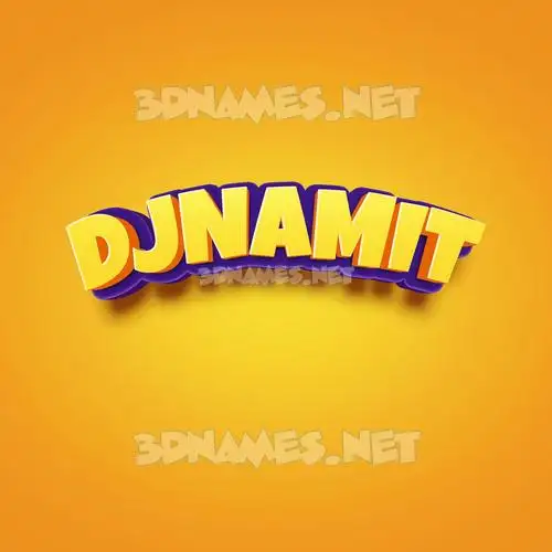 djnamit in Orange Toon style - 3D name wallpaper djnamit in Orange Toon style - 3D name wallpaper