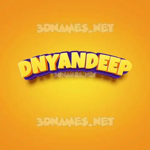 dnyandeep in Orange Toon style - 3D name wallpaper dnyandeep in Orange Toon style - 3D name wallpaper