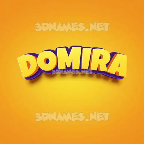 domira in Orange Toon style - 3D name wallpaper domira in Orange Toon style - 3D name wallpaper
