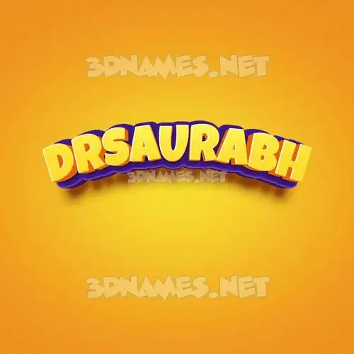 drsaurabh in Orange Toon style - 3D name wallpaper drsaurabh in Orange Toon style - 3D name wallpaper