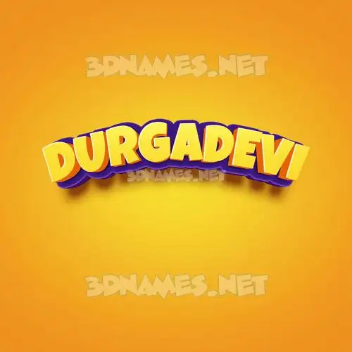 durgadevi in Orange Toon style - 3D name wallpaper durgadevi in Orange Toon style - 3D name wallpaper
