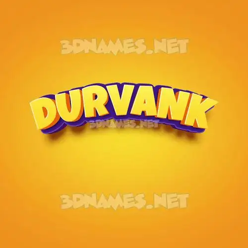 durvank in Orange Toon style - 3D name wallpaper durvank in Orange Toon style - 3D name wallpaper