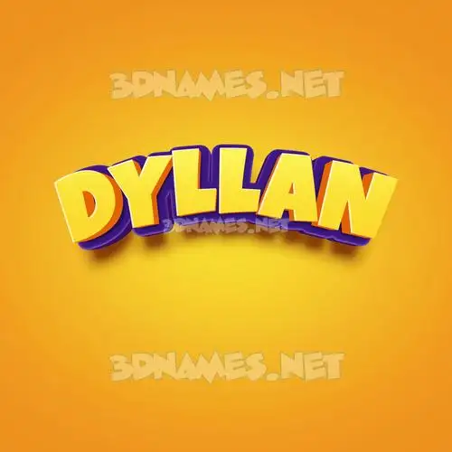 dyllan in Orange Toon style - 3D name wallpaper dyllan in Orange Toon style - 3D name wallpaper