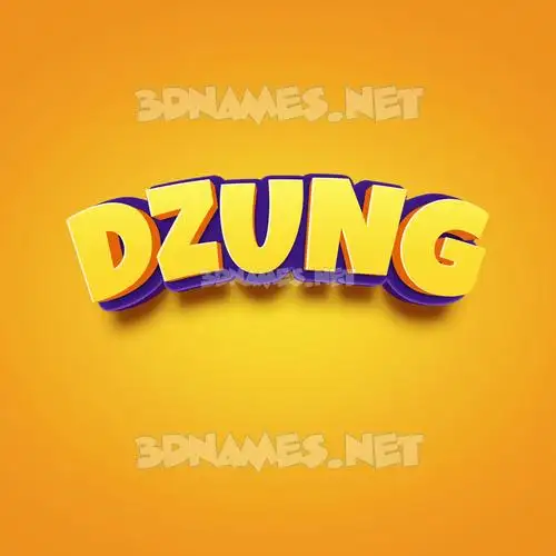 dzung in Orange Toon style - 3D name wallpaper dzung in Orange Toon style - 3D name wallpaper