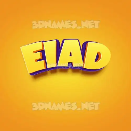 eiad in Orange Toon style - 3D name wallpaper eiad in Orange Toon style - 3D name wallpaper