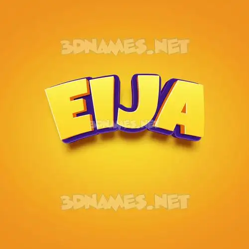 eija in Orange Toon style - 3D name wallpaper eija in Orange Toon style - 3D name wallpaper