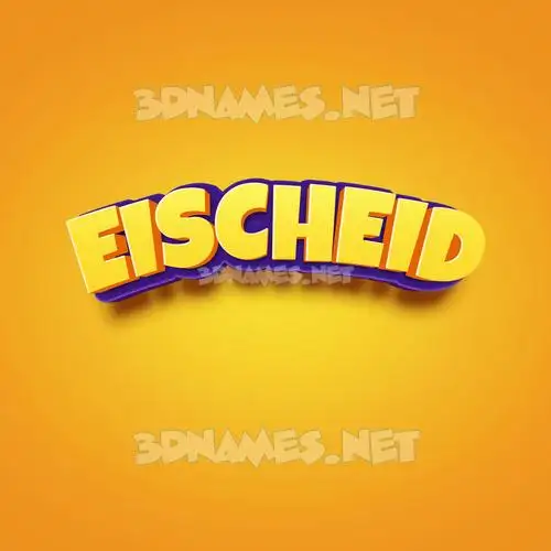 eischeid in Orange Toon style - 3D name wallpaper eischeid in Orange Toon style - 3D name wallpaper