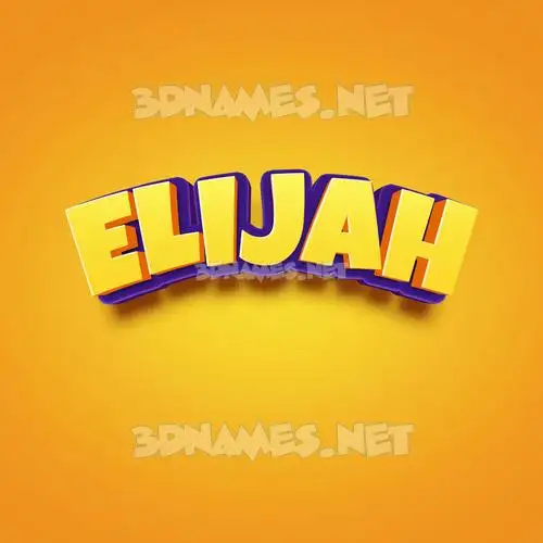 elijah in Orange Toon style - 3D name wallpaper elijah in Orange Toon style - 3D name wallpaper