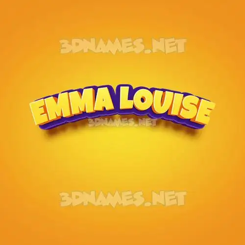 emma louise in Orange Toon style - 3D name wallpaper emma louise in Orange Toon style - 3D name wallpaper