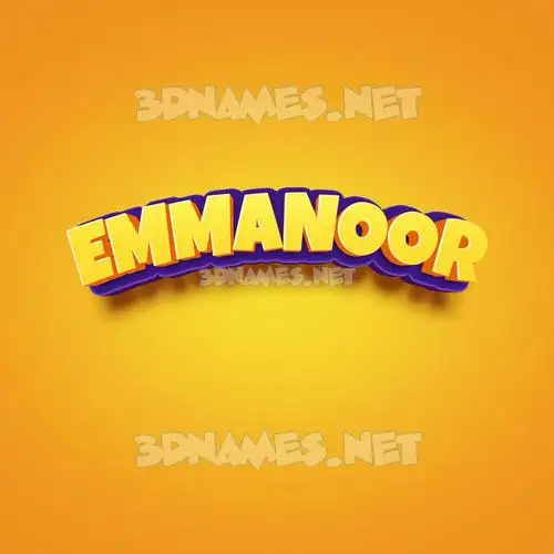 emmanoor in Orange Toon style - 3D name wallpaper emmanoor in Orange Toon style - 3D name wallpaper