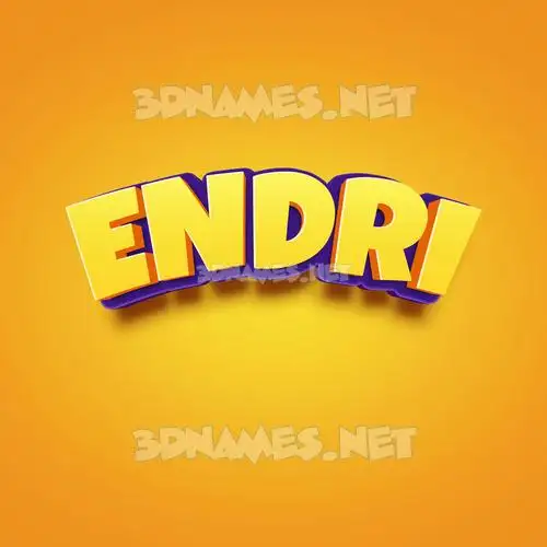 endri in Orange Toon style - 3D name wallpaper endri in Orange Toon style - 3D name wallpaper