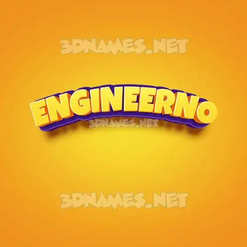 engineerno in Orange Toon style - 3D name wallpaper engineerno in Orange Toon style - 3D name wallpaper