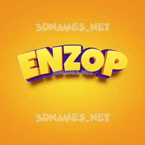 enzop in Orange Toon style - 3D name wallpaper enzop in Orange Toon style - 3D name wallpaper