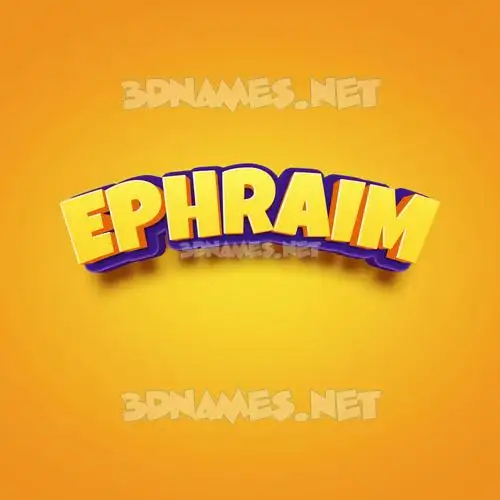 ephraim in Orange Toon style - 3D name wallpaper ephraim in Orange Toon style - 3D name wallpaper