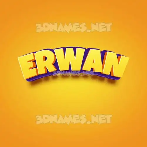 erwan in Orange Toon style - 3D name wallpaper erwan in Orange Toon style - 3D name wallpaper