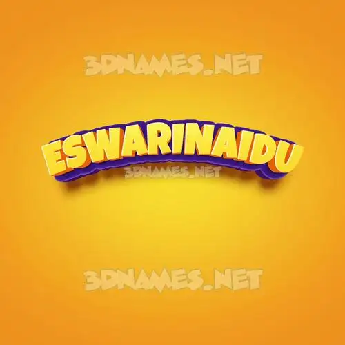 eswarinaidu in Orange Toon style - 3D name wallpaper eswarinaidu in Orange Toon style - 3D name wallpaper