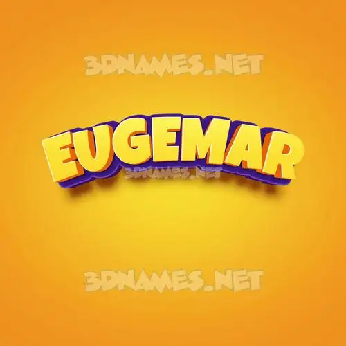 eugemar in Orange Toon style - 3D name wallpaper eugemar in Orange Toon style - 3D name wallpaper