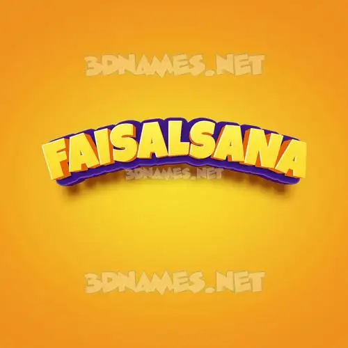 faisalsana in Orange Toon style - 3D name wallpaper faisalsana in Orange Toon style - 3D name wallpaper