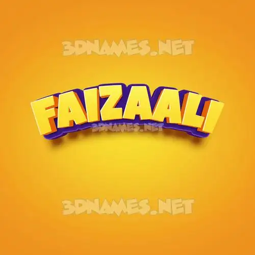 faizaali in Orange Toon style - 3D name wallpaper faizaali in Orange Toon style - 3D name wallpaper