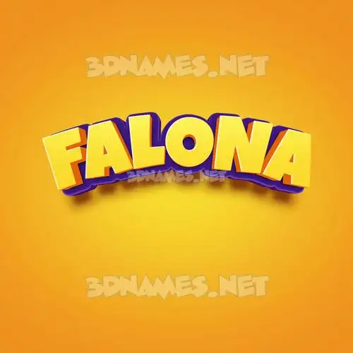 falona in Orange Toon style - 3D name wallpaper falona in Orange Toon style - 3D name wallpaper
