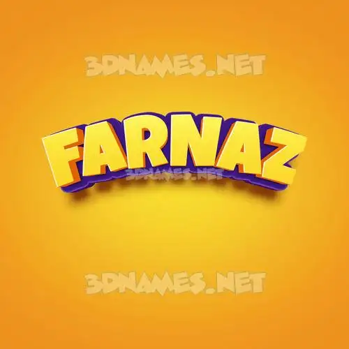 farnaz in Orange Toon style - 3D name wallpaper farnaz in Orange Toon style - 3D name wallpaper
