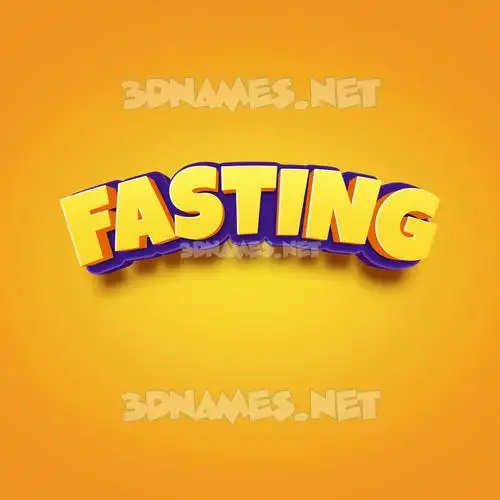 fasting in Orange Toon style - 3D name wallpaper fasting in Orange Toon style - 3D name wallpaper