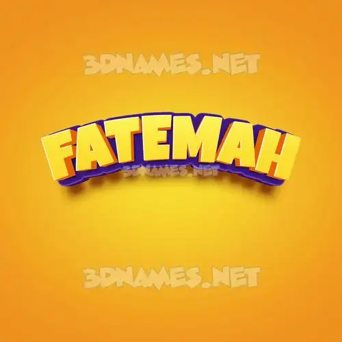 fatemah in Orange Toon style - 3D name wallpaper fatemah in Orange Toon style - 3D name wallpaper