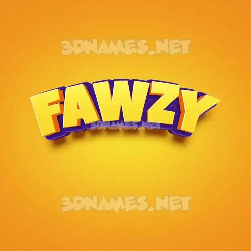 fawzy in Orange Toon style - 3D name wallpaper fawzy in Orange Toon style - 3D name wallpaper