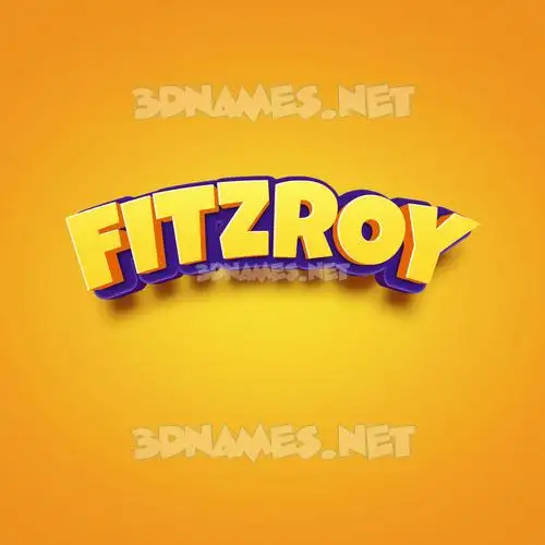 fitzroy in Orange Toon style - 3D name wallpaper fitzroy in Orange Toon style - 3D name wallpaper