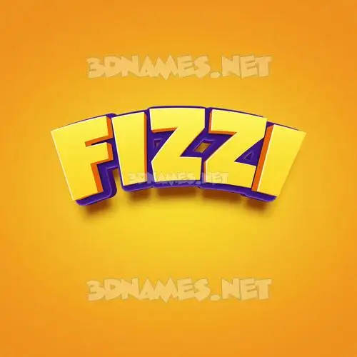 fizzi in Orange Toon style - 3D name wallpaper fizzi in Orange Toon style - 3D name wallpaper